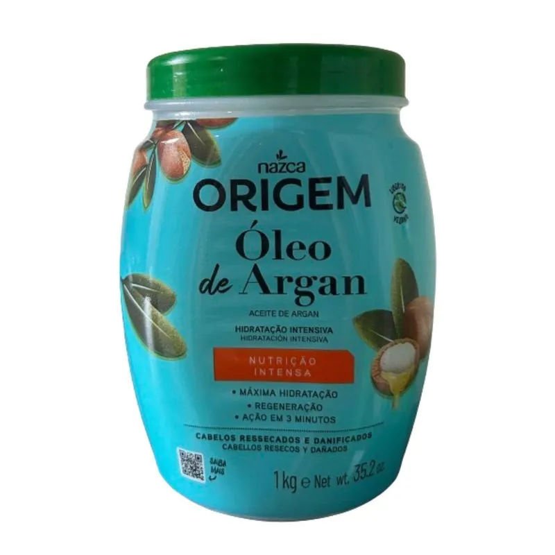 Creme Hidratante Capilar Nazca Origem Óleo De Argan 1kg