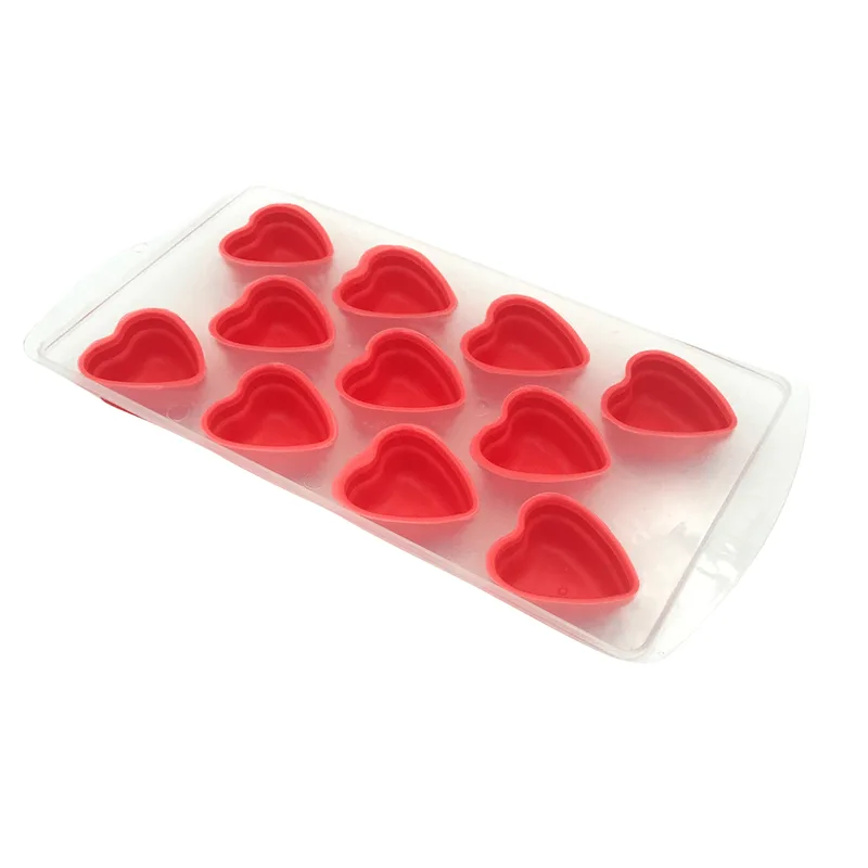 Forma De Gelo Coracao Rosa Summer