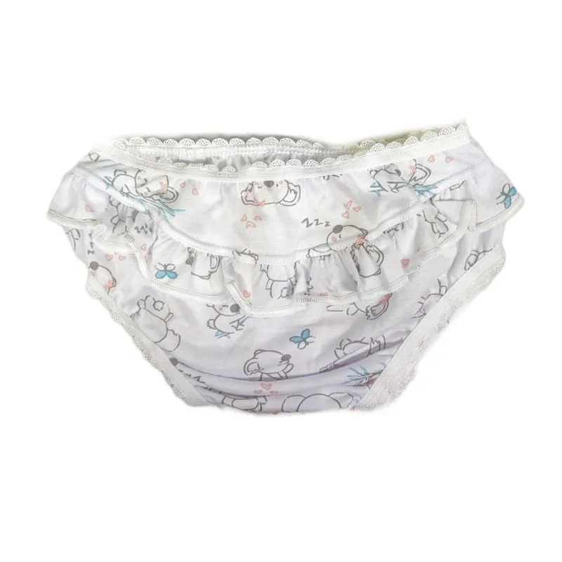 Kit Com 3 Calcinhas Estampadas Tamanho M Baby Kirash