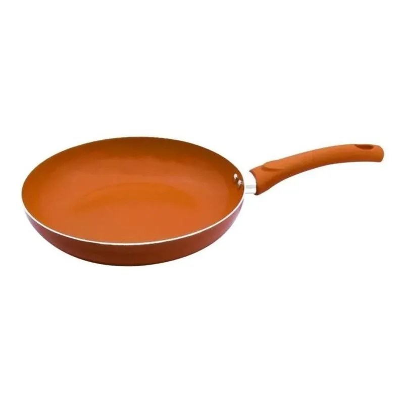 Frigideira Alumínio Antiaderente 26cm Laranja Hauskraft