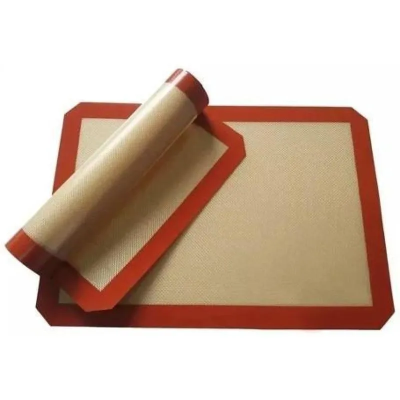 Tapete De Silicone Culinário 30x21 Com Fibra De Vidro