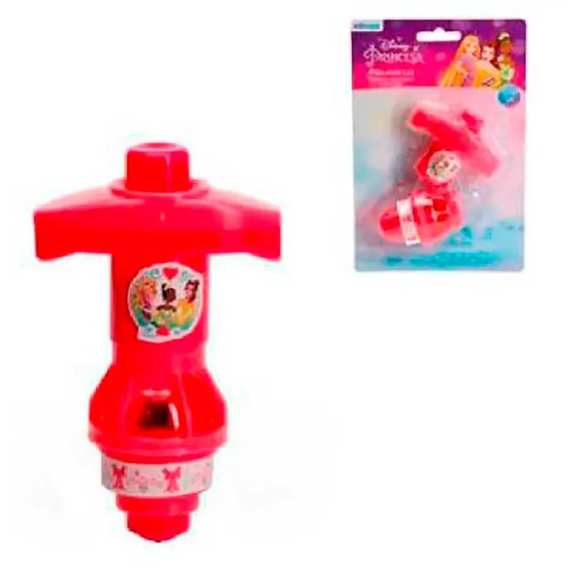 Princesas Pião Com Luz 6cm Etilux