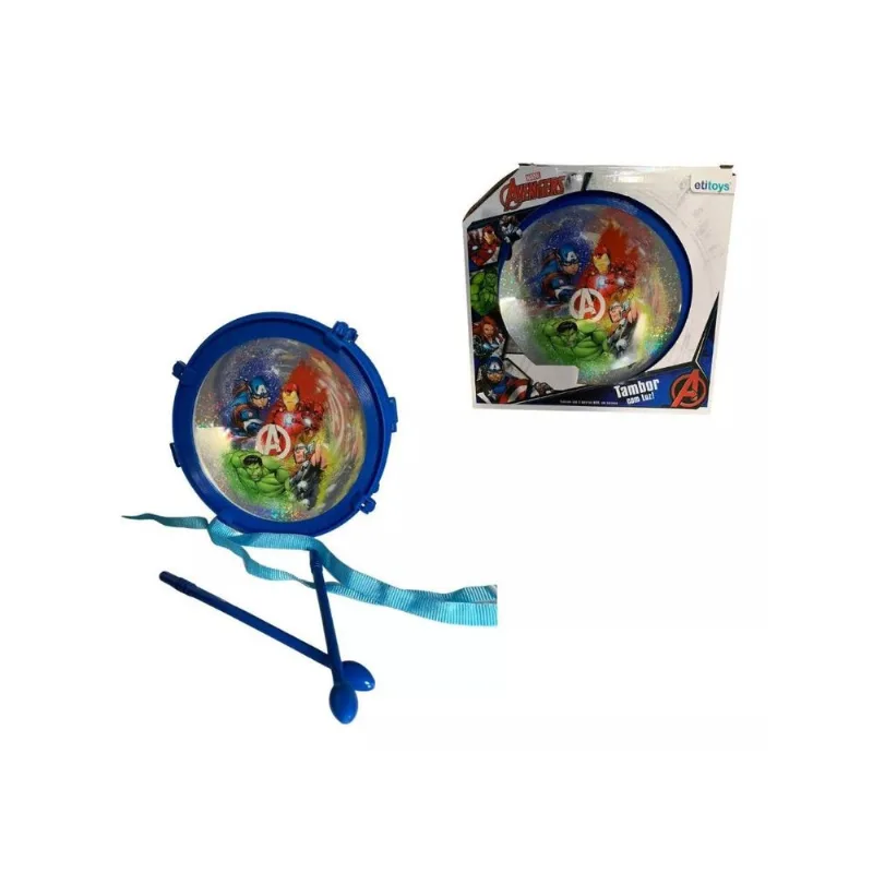 Tambor Com Luz Vingadores Etitoys Yd-235