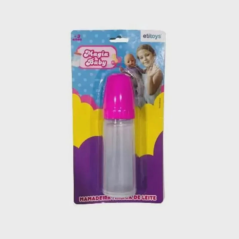 Brinquedo Infantil Mamadeira Mágica para Boneca - Etitoys
