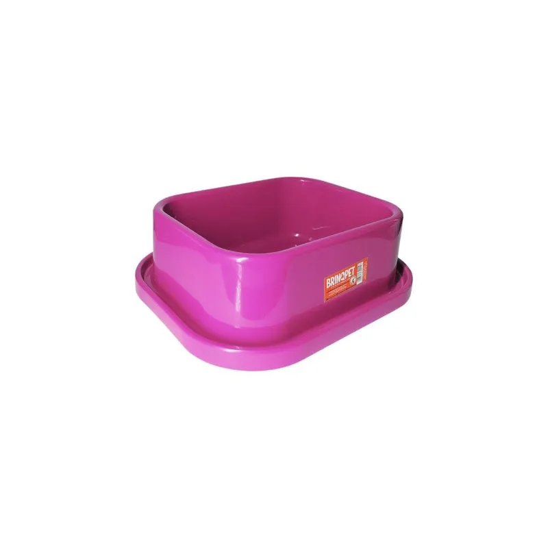 Vasilha Para Cachorro E Gato Antiformiga - G - Rosa