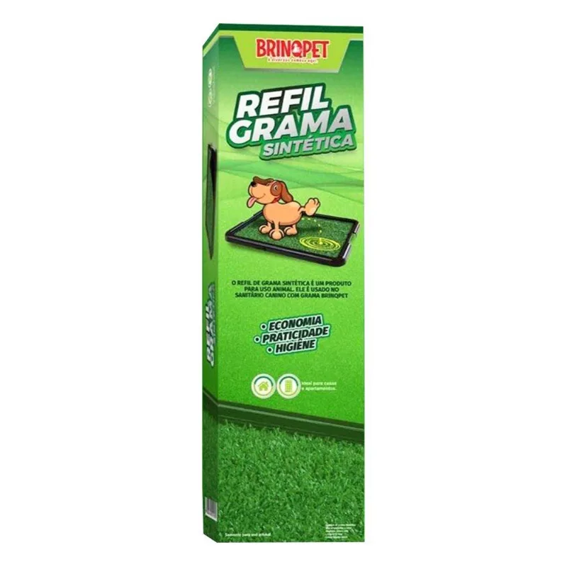 Refil Brinqpet Grama Para Sanitário - Tam. Único