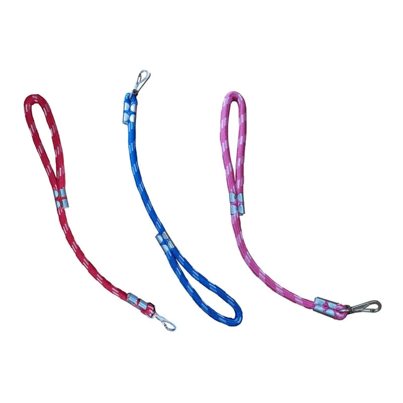 Guia De Corda Roliça Grossa 60Cm-16Mm Coleira Cão - Vermelho