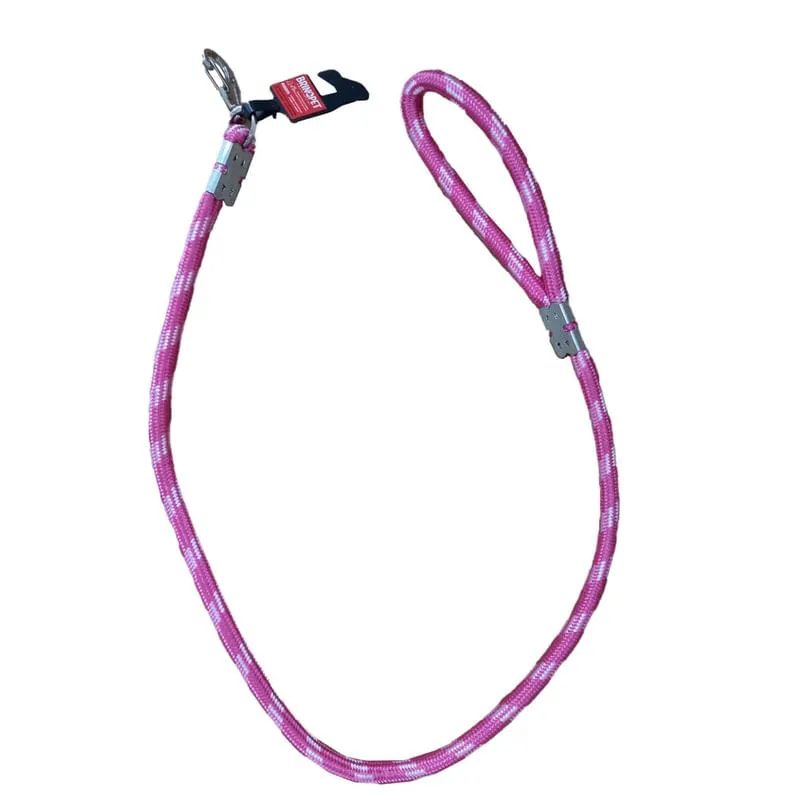 Guia De Corda Roliça Grossa 1,50M-16Mmcoleira Cão - Rosa