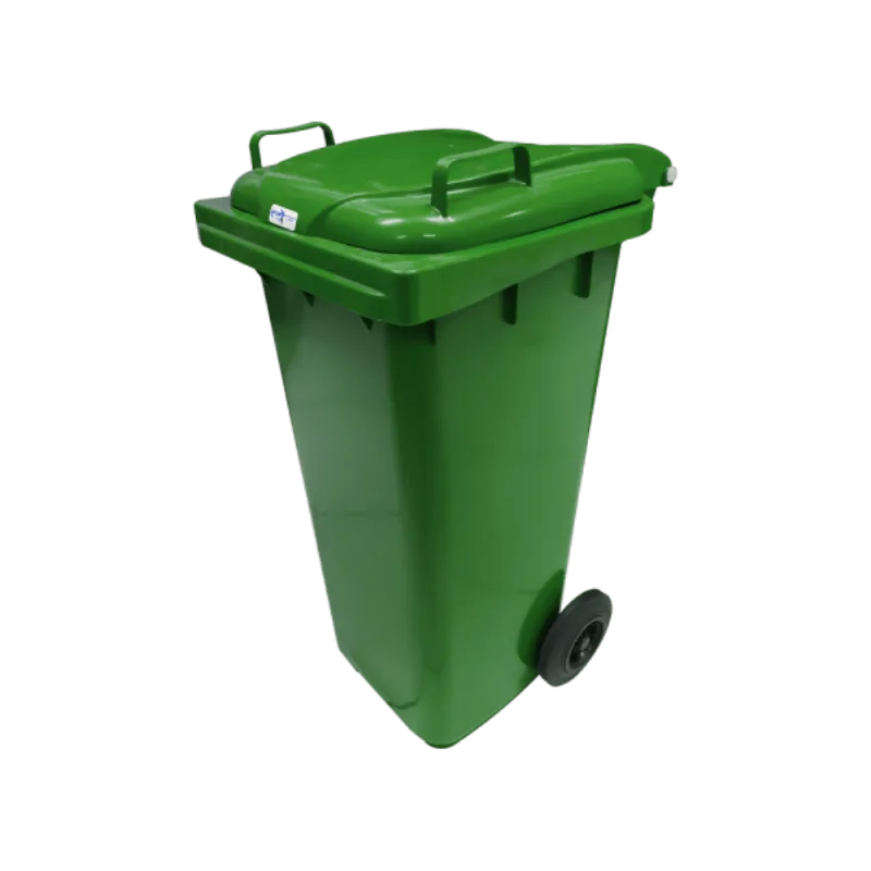 Lixeira Container de Plástico com Roda 120L Verde LP