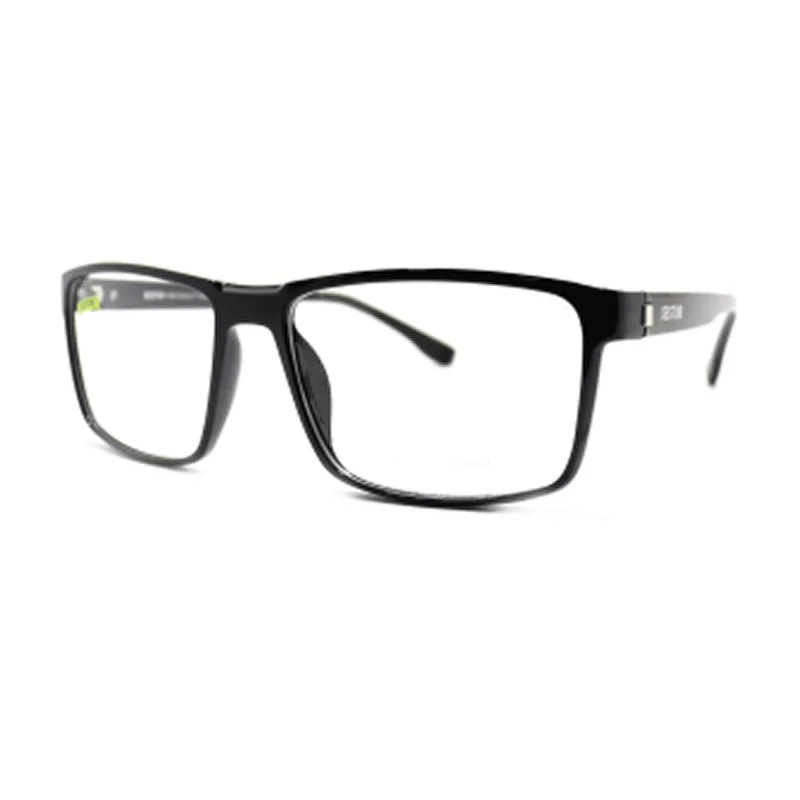 Armação de Óculos de Grau Sestini SE1008 Masculino Quadrado Acetato Preto