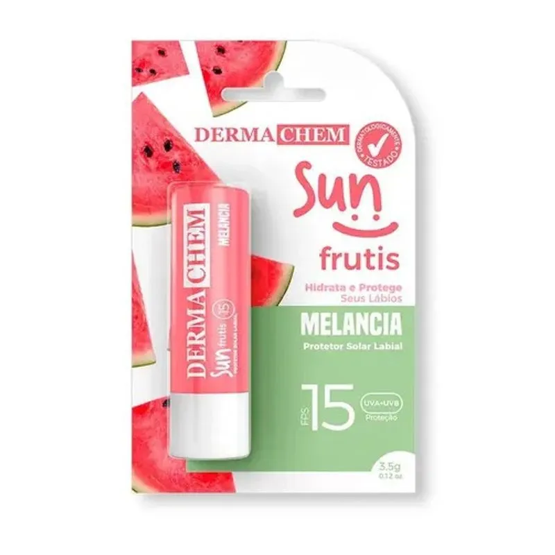 Derma Chem Prot Labial Melancia Fps15