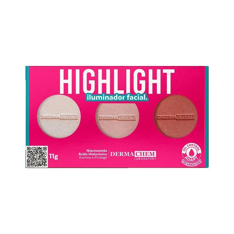 Trio Highlight 11g - Dermachem - 03 Cores