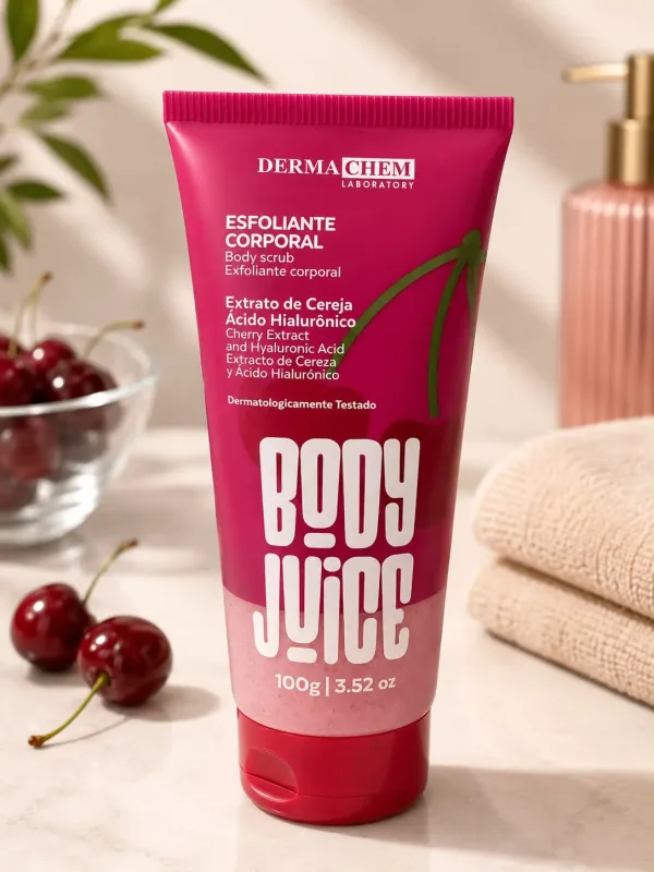 Esfoliante Corporal Cereja - Dermachem - Lulu Make & Acessórios
