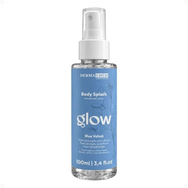 Body Splash Dermachem Glow Blue Velvet 100ml