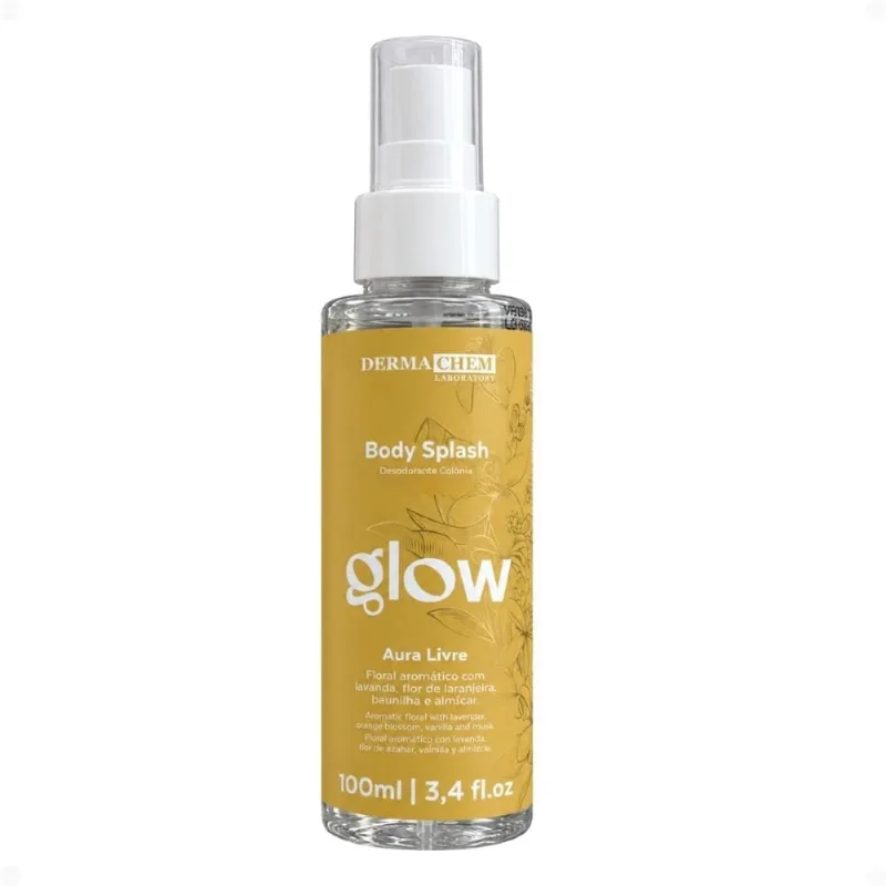 Body Splash Dermachem Glow Aura Livre 100ml