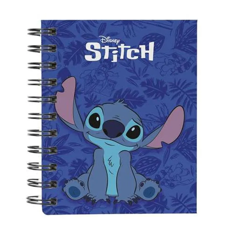 Mini Caderno Stitch Capa Dura 80 Páginas - Disney Culturama