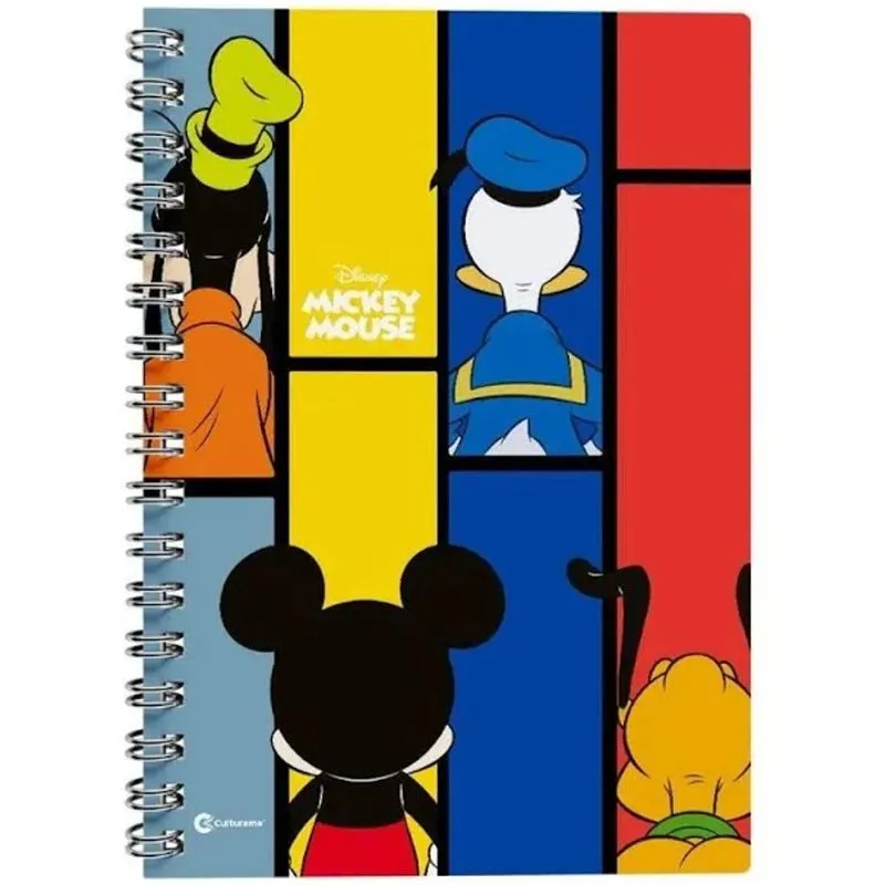 Caderno Singular Universitario 1 Materia - Mickey 80 Folhas - Culturama