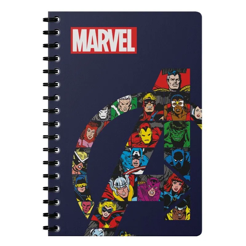 Caderno Singular A5 80 Folhas Marvel - Culturama