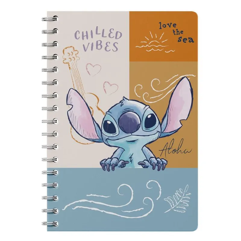 Caderno Singular A5 80 Folhas Stitch 1 Materia - Culturama