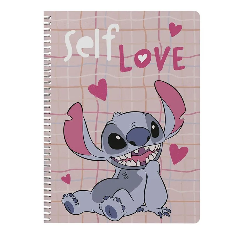 Caderno Singular Universitário 1 Matéria Stitch - Self Love - Culturama
