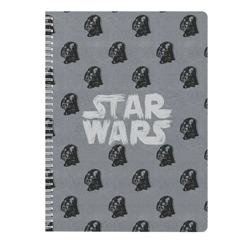 Caderno Singular Universitário 1 Matéria Star Wars - Capacete Vader 80 Folhas - Culturama