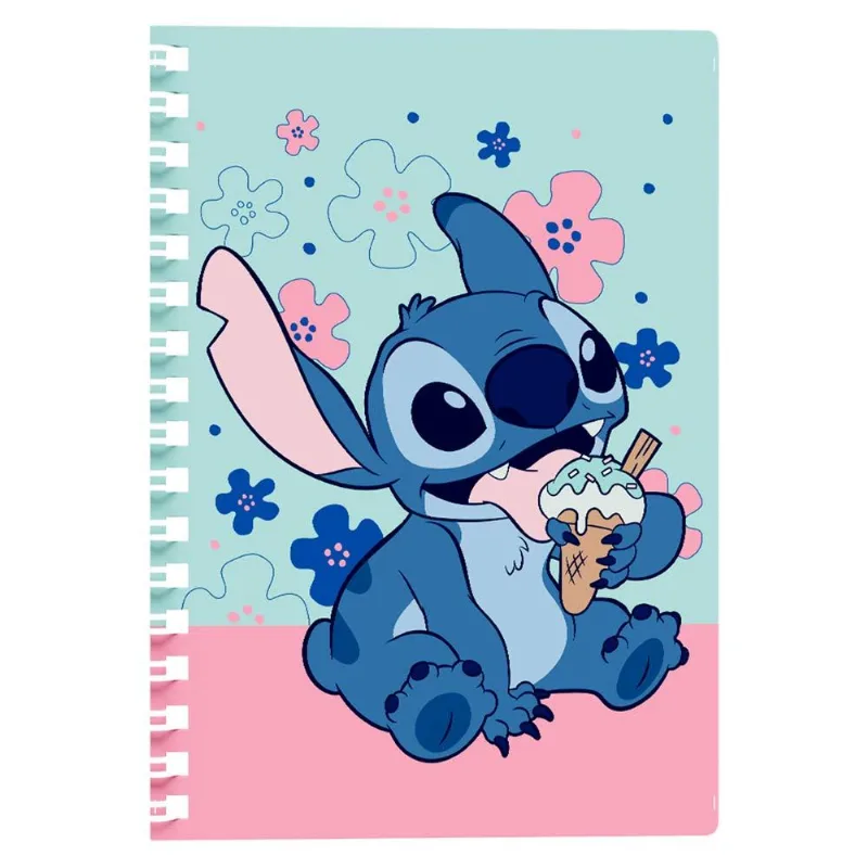 Caderno Universitário 10 Matérias Feminino Stitch Culturama