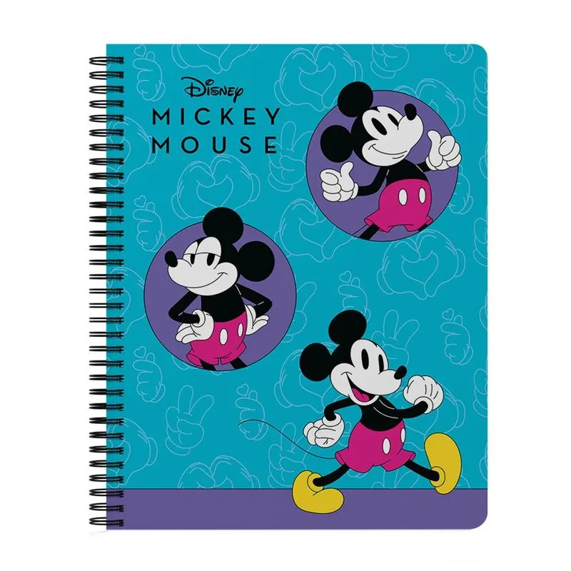 Caderno Singular 1 Materia Mickey Trio - Culturama