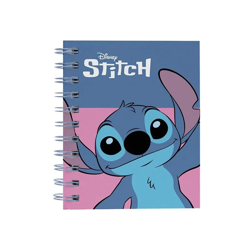 Minicaderno Pop Stitch Azul E Rosa - Culturama