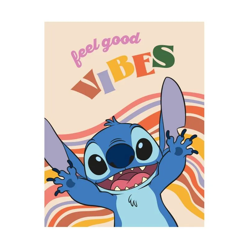 Caderno Universitario 1 Materia Stitch Feel Good - Culturama