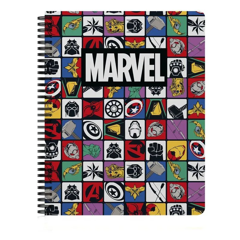 Caderno Singular Universitário 10 Matérias Marvel Heróis E Ícones - Culturama