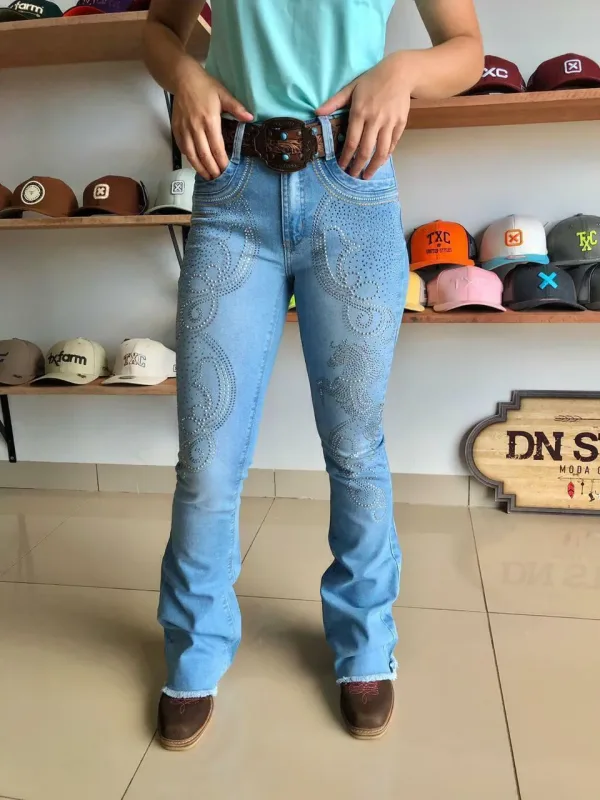 CALÇA FLARE COS MEDIO