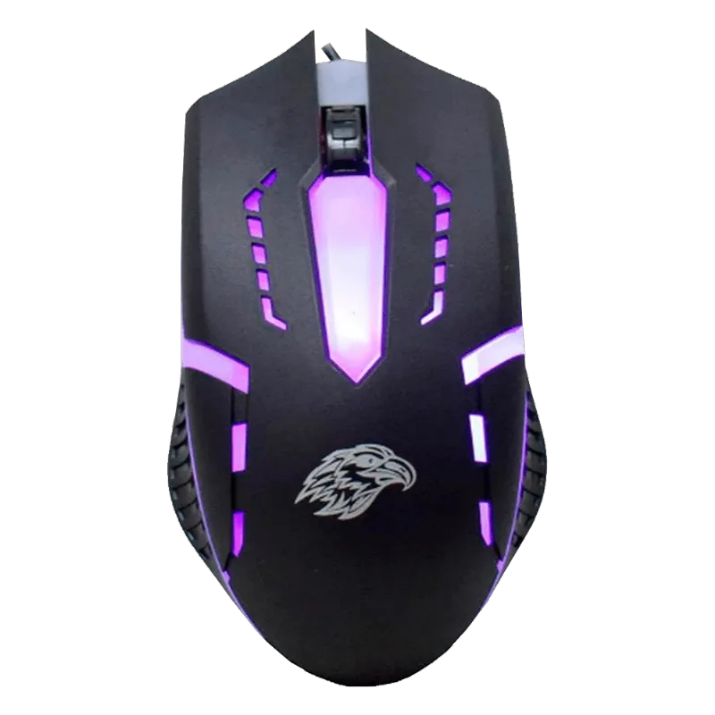 Mouse Gamer K-mex Moa8 1600 Dpi Preto Usb - K-mex