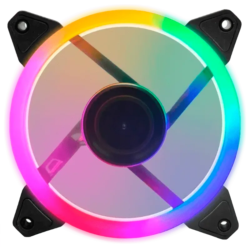 COOLER K-MEX AF-CAH1 120MM FAN RING LED - K-mex