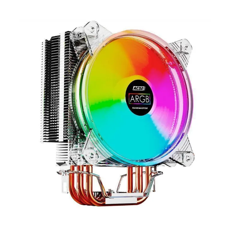 Cpu Cooler K-Mex Led Pwm Ac02 92Mm Intel Amd Argb Aura - K-mex