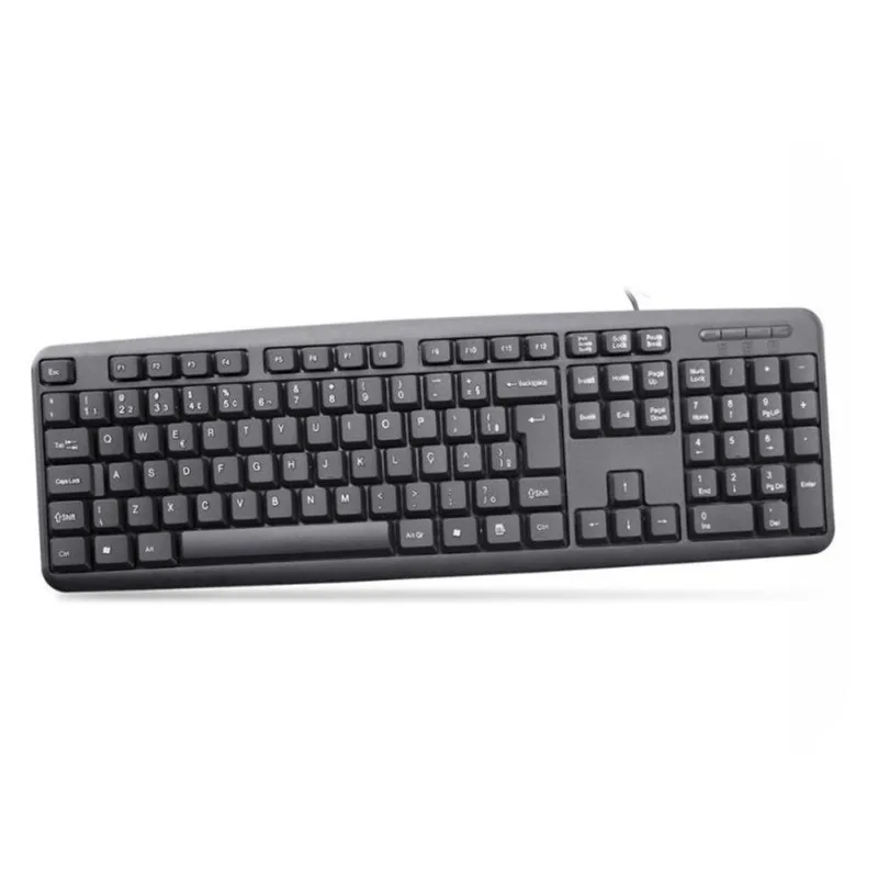 Teclado K-mex Kb-50ts Usb Abnt2 - Preto