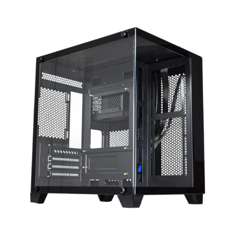 Gabinete Gamer K-Mex SpaceAqua ii CGQN24 V2 - Lateral em Vidro Temperado - m-atx - USB 3.2 - Preto - K-mex