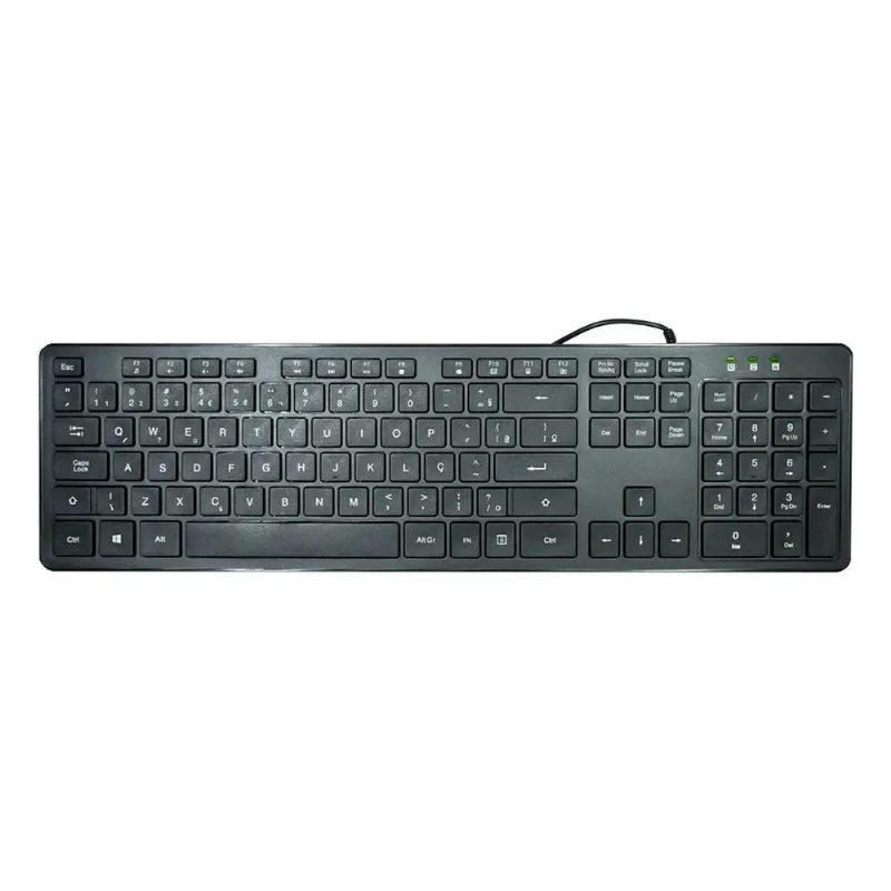 Teclado Usb K-mex Kmwg28 - Abnt2 - Preto - Kmwg28u0002cbox