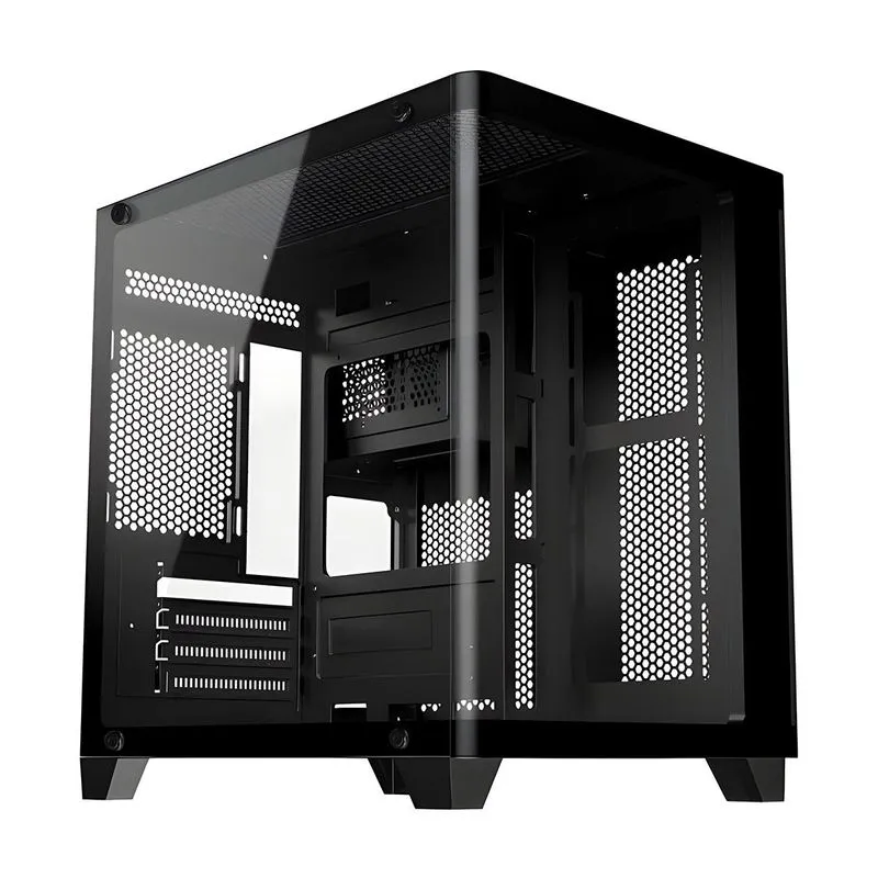 Gabinete Gamer Aquário K-mex L4re - Vidro Temperado - Micro-atx - Preto - Cgl4rerh001cb0x