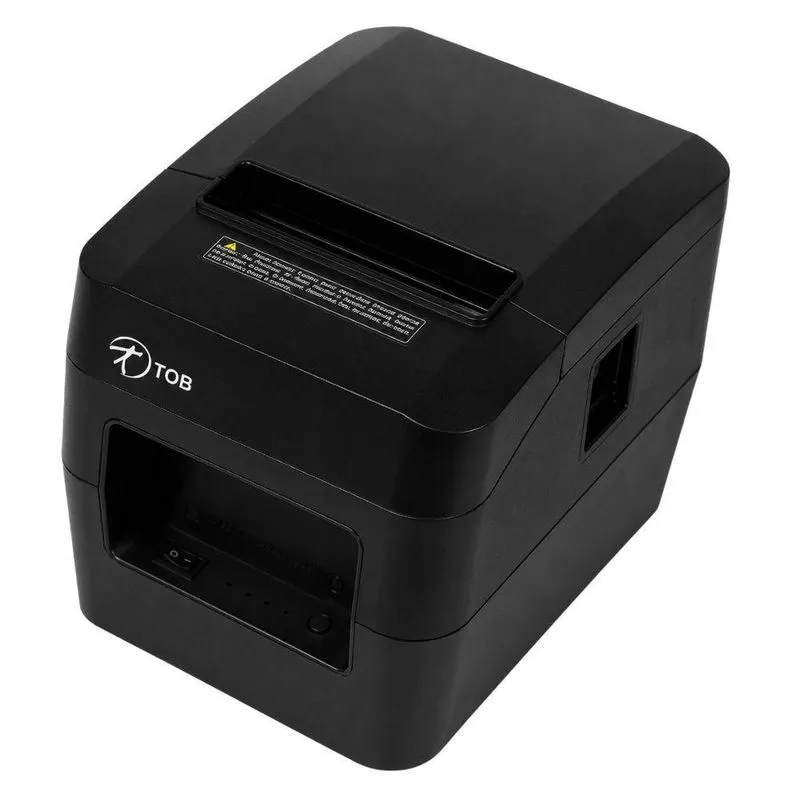 Impressora Térmica Tob8440 Monocromática com Corte Automático USB Preto