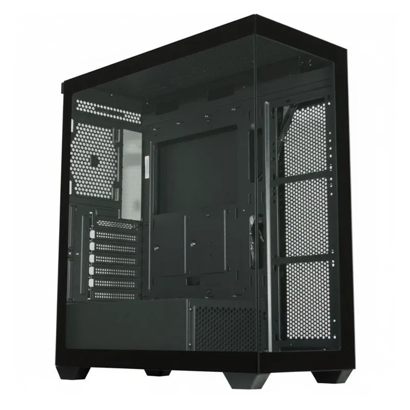 Gabinete Gamer Aquário K-mex Torre Negra - Vidro Temperado - Atx - Preto - Cg36dyrh001cb0x