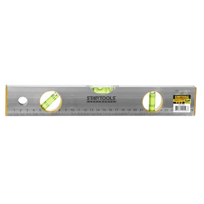 Nível De Medição Alumínio 3 Bolhas 30 Cm, Startools 214 - 147859
