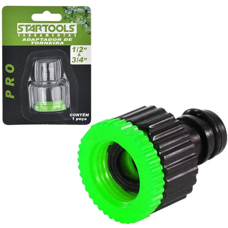 Bico conector para torneira engate rápido com redutor para pro startools