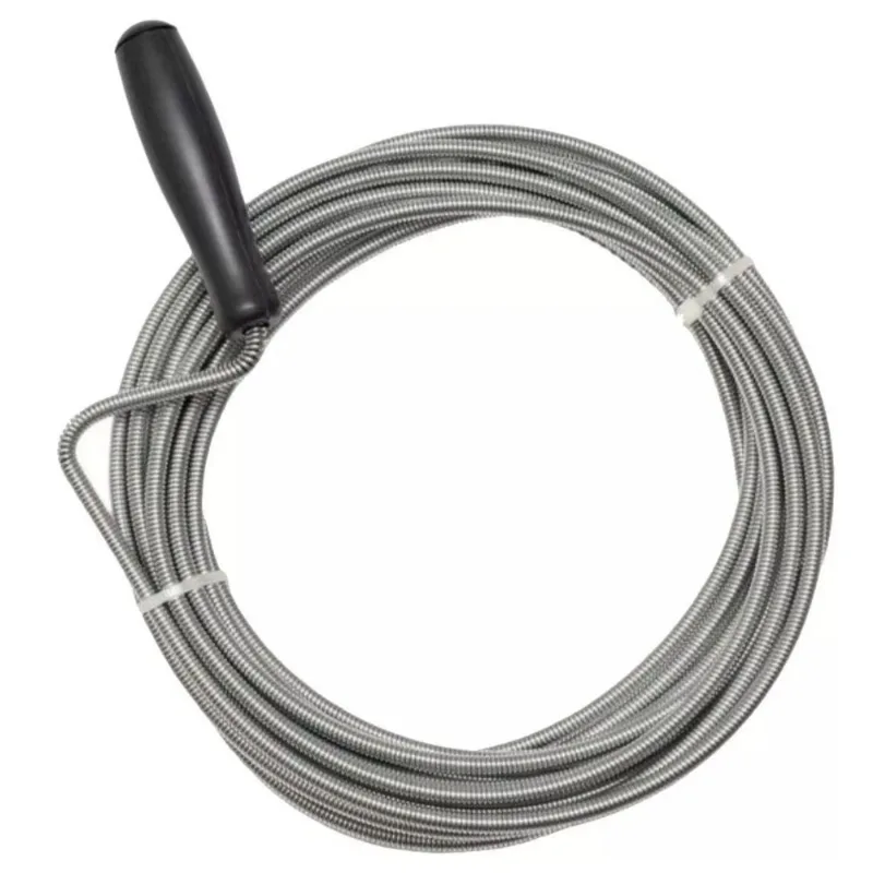 Desentupidor Manual Flexível Canos Encanamento Fio 5m Pia Banheiro Vaso Sanitário Tubulação Calhas