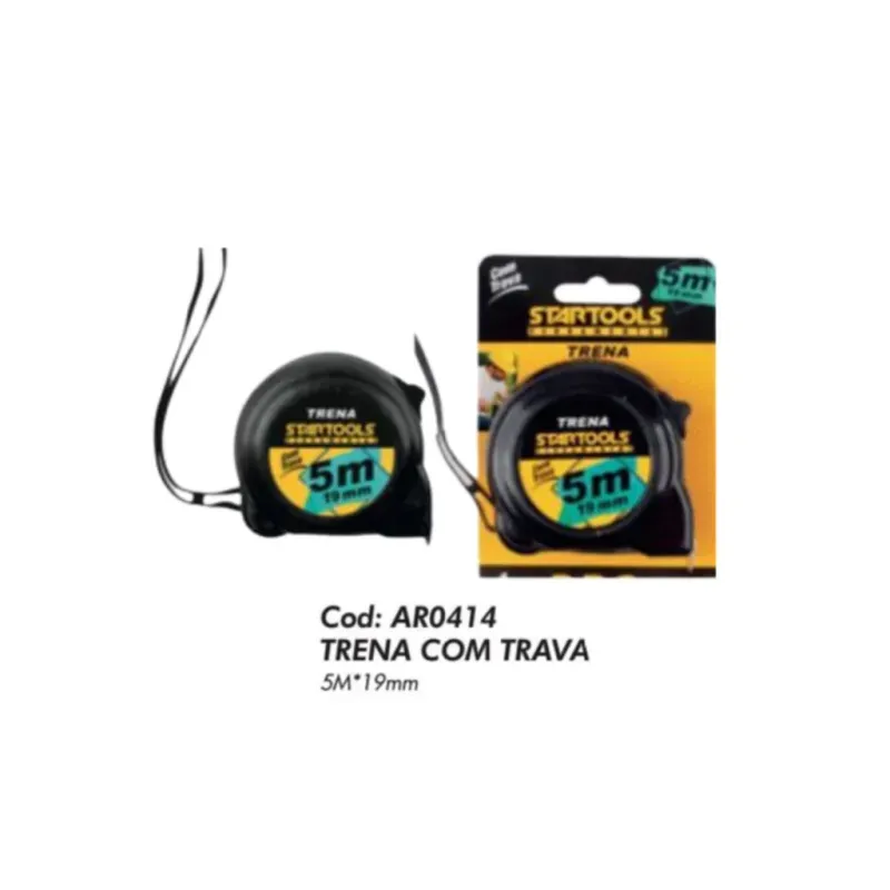 Trena AR0414 com Trava 19mm x 5m Startools TRENA AR0414 C/TRAVA 19MMX5MTS STARTOOLS