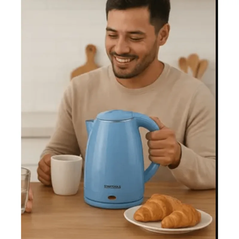 Chaleira Eletrica 1.8l Ellegance Blue Inox 1500w 220v