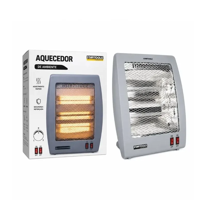 Aquecedor Elétrico Startools Cinza 127v