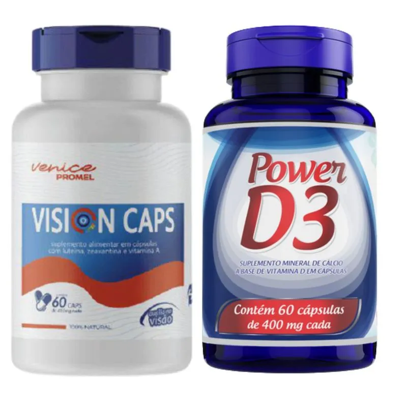 Vision caps 60 caps 410mg + Power D3 60caps 400mg
