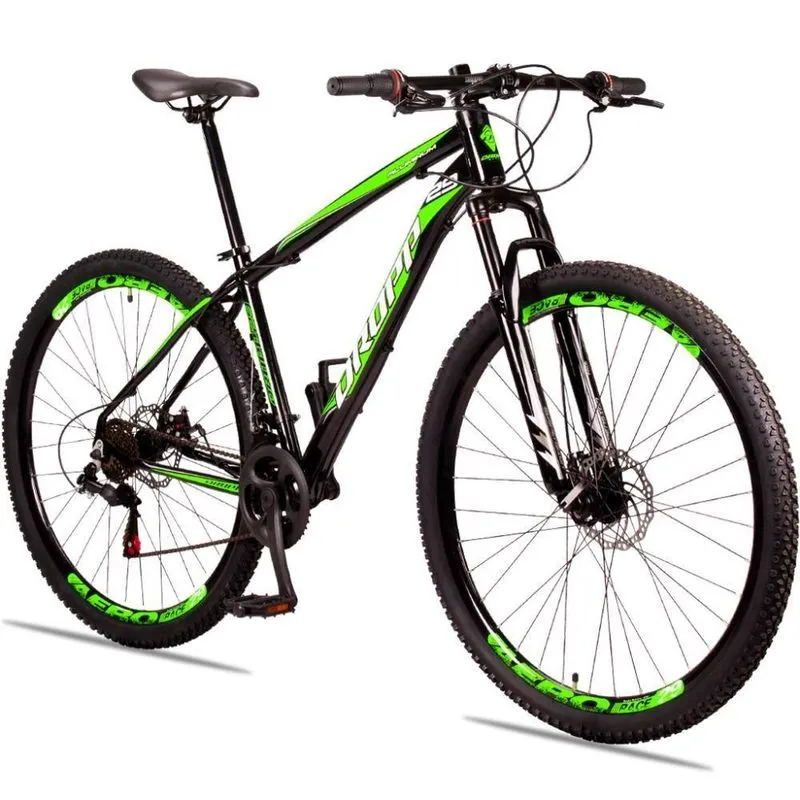 Bicicleta 29 Dropp Aluminum Preto+verde