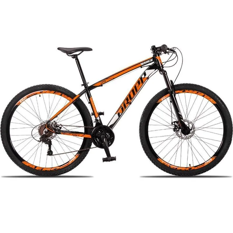 Bicicleta 29 Dropp Race 21 Marchas Preto+laranja