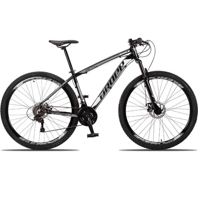Bicicleta 29 Dropp Race 21 Marchas Preto + cinza
